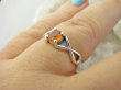 bpee4419 Delikatny śliczny Pierścień Pierścionek naturalny szlifowany Karneol r.15 Srebro 925 - 7