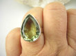 bpee4021 LUX CUDOWNY Pierścień Pierścionek z zielonym Ametystem Rzadkość Zielony AMETYST r.17 Srebro 925 # - 5