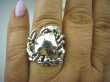 bpe6146 Przepiękny MASYWNY Duży Pierścień Morski KRAB cały ze srebra regulowany r.15, r.16, r.17, r.18 Srebro 925 # - 3