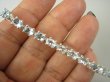 bb3153 Bransoletka Tenisówka Klejnot BOSKO PIĘKNA LUX SKARB Delikatna Bransoleta Szlifowany Blue Topaz ( 25 sztuk ) - kamień młodości kasetowe zapięcie SREBRO 925 # - 5