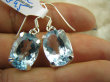 bkee945 Ekskluzywna  Biżuteria  - Błękitny topaz duże okazy kamieni RZADKOŚĆ  PRZEPIĘKNE  Kolczyki z RZADKIM kamieniem młodości  BLUE TOPAZ Srebro 925 - 7