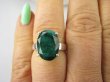 bpee4206 PIĘKNY LUX Pierścień Pierścionek OKAZ Szmaragd Indyjski Szmaragdy r.16 Srebro 925 - 4
