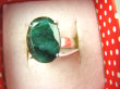 bpee4206 PIĘKNY LUX Pierścień Pierścionek OKAZ Szmaragd Indyjski Szmaragdy r.16 Srebro 925 - 6