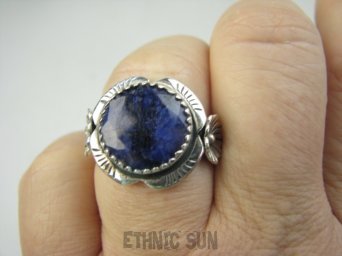 bpee4484 Piękny Pierścień Pierścionek NATURALNY SZAFIR INDYJSKI Szafiry - WIERNOŚĆ związkach , Stres, choroby oczu ciśnienie r.19 Srebro 925 #