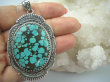 bwe2627 Gigant 7.2 cm !!! UNIKAT Piękny Nepalski Egzotyczny Wisior naturalny TURKUS Turkusy z Nepalu Srebro 925 # - 6