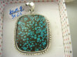 bwe3125 CUDOWNY UNIKAT Z NEPALU - Piękny Egzotyczny Wisior naturalny TURKUS Turkusy Srebro 925 # - 7