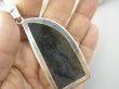 bwe3779 Wielka 7,3cm LŚNIĄCA geometryczna TAFLA !! DUŻY 29 gramów !!! BAJECZNIE PIĘKNY Wisior Zawieszka LABRADORYT Spektrolit - kamień Zorzy Polarnej w klasycznej oprawie Srebro 925 # - 11