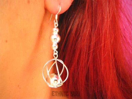 ake259 Fantazyjne DŁUGIE LEKKIE Urocze Kolczyki Całe ze Srebra SREBRO 925