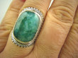 bpee2697 Szmaragdowe cacko  - Pierścień zielony Szmaragd Indyjski Szmaragdy r.17 Srebro 925 # - 3