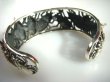 bb1334 Bossko piękny SKARABEUSZ - AMULET PRZYNOSZĄCY SZCZĘŚCIE !!! 1 JEDYNA Duża szeroka 3D przestrzenna MASYWNA 48 gramów !!! Otwarta Bransoleta Bangla Cała ze Srebra SREBRO 925 # - 8