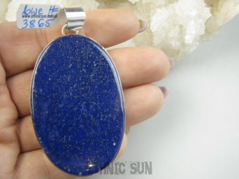 bwe3865 Woow EGIPSKA BOGINI !!! Duży Długi 7.2 cm/ 3.6cm  OKAZ 33 g!! Wisior z królewskim kamieniem LAPIS LAZULI strażnik prawdy i mądrości w klasycznej oprawie Srebro 925 #