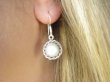 bkee1119 Śliczne Delikatne lekkie Kolczyki biała Perła Perły Hodowlane - osteoporoza Srebro 925 - 8