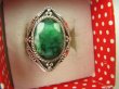 bpee3685 SZMARAGDOWY KLEJNOT !!!! Delikatny Pierścień Szmaragd Indyjski Szmaragdy r.19 Srebro 925 - 3