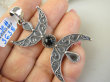 bwe3638 Półksiężyc symbol Kobiecości !!! Niesamowity Długi 5.8 cm Wisior Zawieszka Onyks - regeneruje SERCE, EGZEMY, PAMIĘĆ SREBRO 925 # - 4
