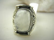 bpe9023 Biżuteria Orientalna !!!! Egzotyczny Pierścień Pierścionek Kamień Księżycowy r.17 Srebro 925 # - 7