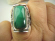 bpe4539 Biżuteria Egzotyczna !!! Pierścień MALACHIT - pobudza kreatywność r.17 Srebro 925 # - 4