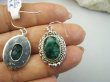 bkee1141 Piękne Egzotyczne Kolczyki DUŻE OKAZY Szmaragd Indyjski - Szmaragdy Srebro 925 - 6