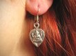 ake1023 GANESZ Amulet Śliczne delikatne Kolczyki Całe ze Srebra SREBRO Ganesh  - 7