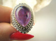 bpe8996 Biżuteria Orientalna !!! Egzotyczny Pierścień Pierścionek naturalny Ametyst - kamień mądrości r.21 Srebro 925 - 2