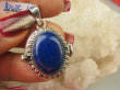 bwe3420 Egipska CHABROWA Piękność !!! Medalion Sekretnik Otwierany Wisior na ZDJĘCIA LUB MARZENIA królewski LAPIS LAZULI - strażnik prawdy i mądrości Srebro 925 # - 2