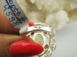 bpee4598 Wooow BOSKO PIĘKNY Lux Duży 12g ! Wielobarwny Pierścień Pierścionek Cytryn, Ametyst, Kwarc Dymny, Granaty, Oliwin, Blue Topaz r.18 SREBRO 925 # - 9