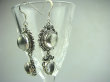 bke749 Przepiękne Kusicielki Długie 5 cm !!! Egzotyczne Kolczyki Kryształ Górski - odpromiennik rak, tarczyca Srebro 925  - 5