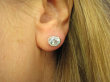 bkee982 KAMIENIE MŁODOŚCI cudownie Kolczyki na Sztyft naturalny Błękitny Blue Topaz Lśniące Srebro 925 - 7