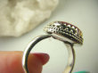 bpee4057 Delikatny Pierścień Pierścionek RUBIN INDYJSKI Rubiny Regulowany r.14, r.15, r.16, r.17 Srebro 925 # - 7