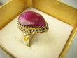 bpee4057 Delikatny Pierścień Pierścionek RUBIN INDYJSKI Rubiny Regulowany r.14, r.15, r.16, r.17 Srebro 925 # - 6
