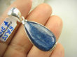 bwe3589 RZADKOŚĆ Intrygujący Piękny Wisior Niebiesko - Srebrny, Iskrzący Kamień Kianit (KYANIT) w pięknie zdobionej oprawie Srebro 925 # - 3
