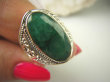 bpee3699 Ażurowy Pierścień Zielony Szmaragd Indyjski Szmaragdy r.17 ażurowa obrączka Srebro 925 - 8
