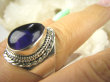 bpe9056 Biżuteria Orientalna !!! Egzotyczny Pierścień Pierścionek naturalny Ametyst - kamień mądrości r.17 Srebro 925 # - 4