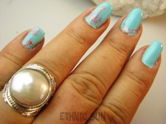 bpee4255 Elegancki Pierścień Pierścionek hodowlana DUŻA opalizująca PERŁA BIWA r.18 Srebro 925 #