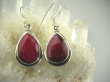 bkee746 MALINOWE KROPLE - Lśniące Kolczyki z RUBINAMI - RUBIN INDYJSKI Kamień MIŁOŚCI Rubiny Srebro 925 - 4
