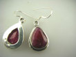 bkee746 MALINOWE KROPLE - Lśniące Kolczyki z RUBINAMI - RUBIN INDYJSKI Kamień MIŁOŚCI Rubiny Srebro 925 - 6