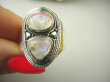 bpe8763 Biżuteria Egzotyczna !!! Sliczny Pierścień Przeświecający Kamień Księżycowy r.17 Srebro 925 # - 8