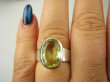 bpee4166 Delikatny Lśniący Pierścionek Pierścień CYTRYN LEMON - kamień antycukrzycowy r.16 Srebro 925 # - 3