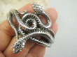 bb3937 Seksowna EGZOTYCZNA BARDZO Masywna 45g !! Orientalna Otwarta regulowana DUŻA  5,5cm Bransoleta Bransoletka Dwa Węże, Wąż - amulet na miłość i pieniądze Srebro 925 # - 8