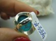 bpee2861 Śliczniutki  Kunsztowny Pierścień Szlifowany Turkusowy Howlit r.13/ r.14 Srebro 925 # - 7