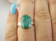 bpee4382 PIĘKNY LUX Pierścień Pierścionek OKAZ Szmaragd Indyjski Szmaragdy r.16 Srebro 925 - 3