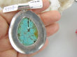 bwe3808 CUDOWNY DUŻY GRUBAS OKAZ 35g !! UNIKAT Piękny Wisior Zawieszka z Turkusem naturalny TURKUS Turkusy lśniące Srebro 925 # - 9
