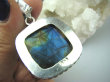 bwe2683  MAX BLASK Magicznie PIĘKNY gruby wisior 23 G! WIELOBARWNY LABRADORYT Spektrolit - kamień Zorzy Polarnej SREBRO 925 # - 10