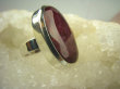 bpee3489 DUŻY OKAZ  ale mały rozmiar r.12/r.13 Dojrzała kolor Malina Pierścień  16 g !!! Rubin Indyjski Rubiny Srebro 925 # - 6