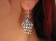 ake1049 BOLLYWOOD egzotyczne  Kolczyki Całe ze Srebra z kuleczkami przepiękne  SREBRO 925 - 7
