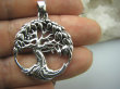 bwe2513 RAJSKIE  WISIOR DRZEWO ŻYCIA - symbol nieśmiertelności oksydowane Srebro 925 # - 3