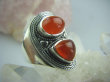 bpe5122 Biżuteria Orientalna - Delikatny OKAZ Pierścień Karneol - kamień odwagi r.17 Srebro 925 # - 5