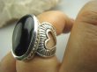 bpe4096 MIŁOSNA KOLEKCJA ZAKOCHANE SERCE !!! Wspaniały Pierścień ONYKS - regeneruje SERCE, EGZEMY, PAMIĘĆ kreatywność r.17 Srebro 925 # - 9