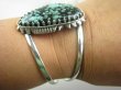 bb2023 Zjawiskowo piękna GIGANT XXXL!!! Ogromna 38 gramów Otwarta Bangla BRANSOLETA z OGROMNYM Turkusem co za OKAZ Turkus Turkusy Srebro 925 # - 7
