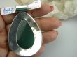 bwe3715 Niesamowity OKAZ 28 g !!! Duży Wisior Zawieszka ZIELONY ONYKS - regeneruje SERCE, EGZEMY, PAMIĘĆ Srebro 925 # - 9