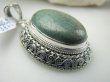bwe3874 Cudowny ZIELONO-TURKUSOWY Duży OKAZ 23 gramy !!! UNIKAT Z NEPALU - Piękny Egzotyczny Wisior naturalny TURKUS Turkusy Srebro 925 # - 3